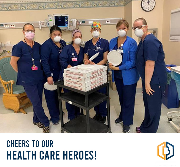 Thank you for our brave healthcare worker heroes!