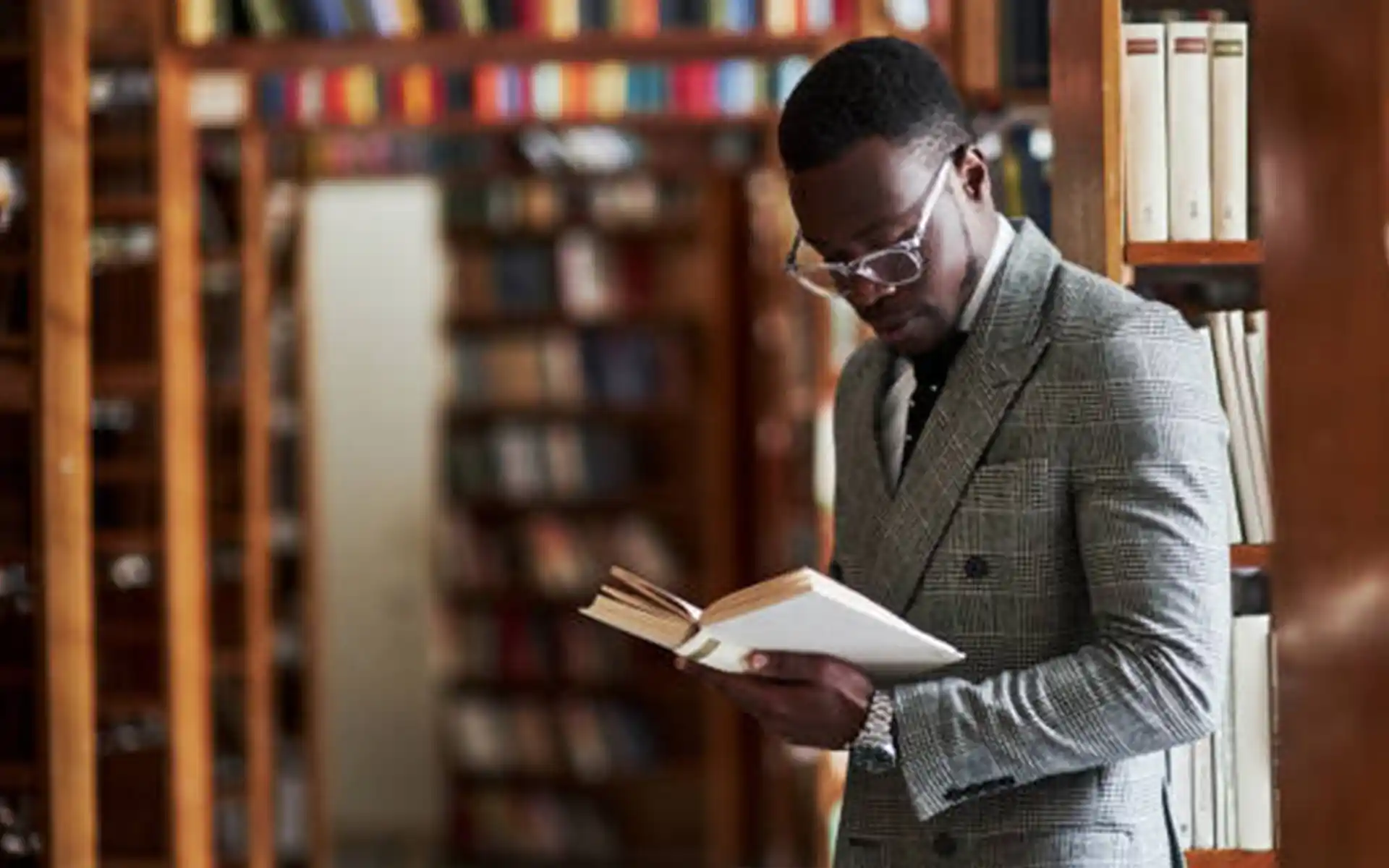 Lawyer Reading Book