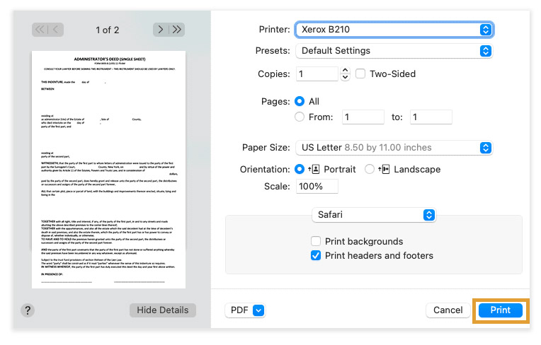 Print DocumentReady