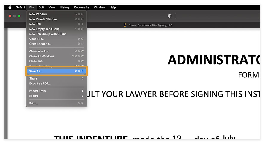 Save PDF
