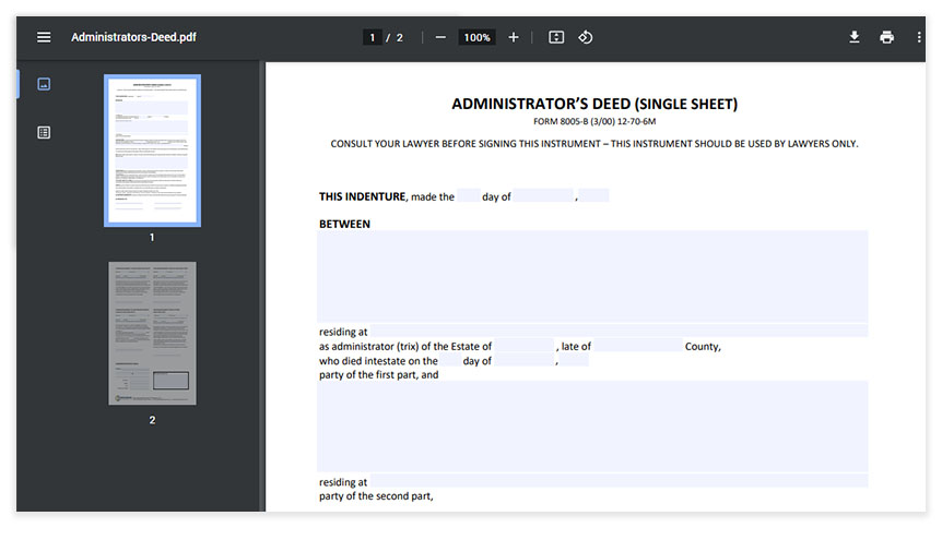 PDF open