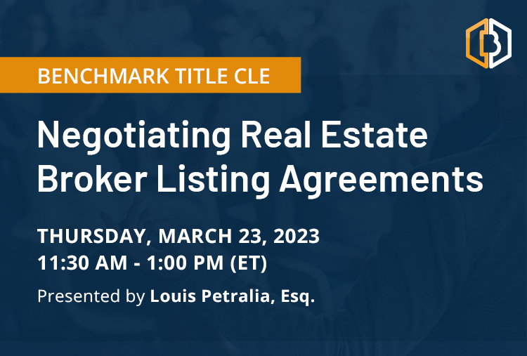 Negotiating Real Estate Broker Listing Agreements